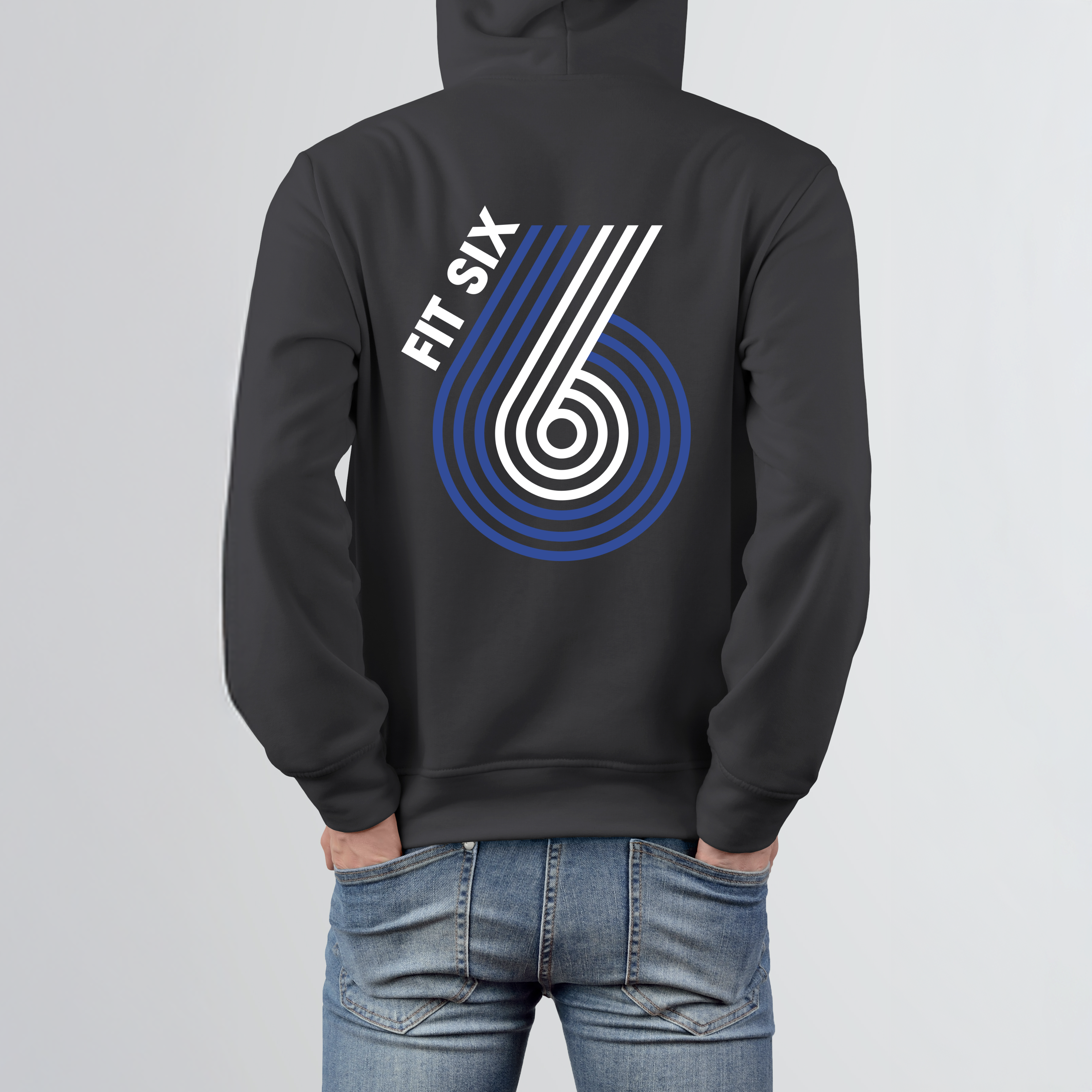 Fit Six Fit Six Branded Hoodie - Back View