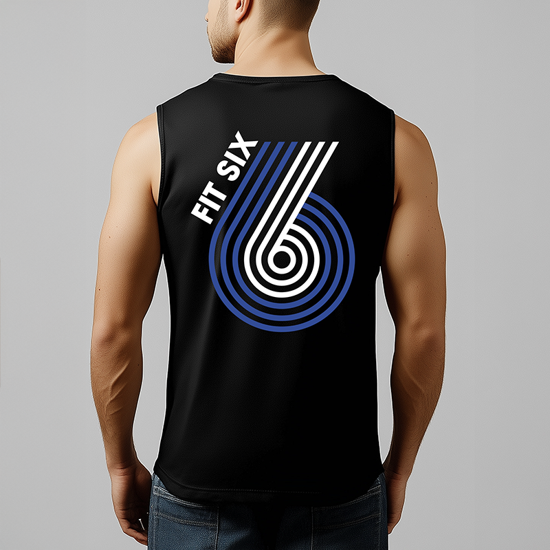 Fit Six Fit Six Branded Vest - Back View